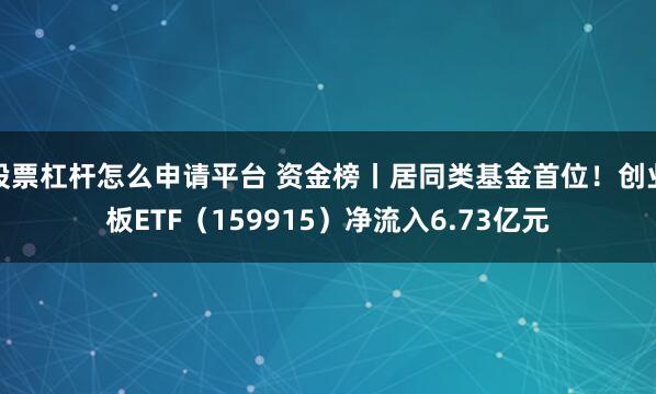 股票杠杆怎么申请平台 资金榜丨居同类基金首位！创业板ETF（159915）净流入6.73亿元